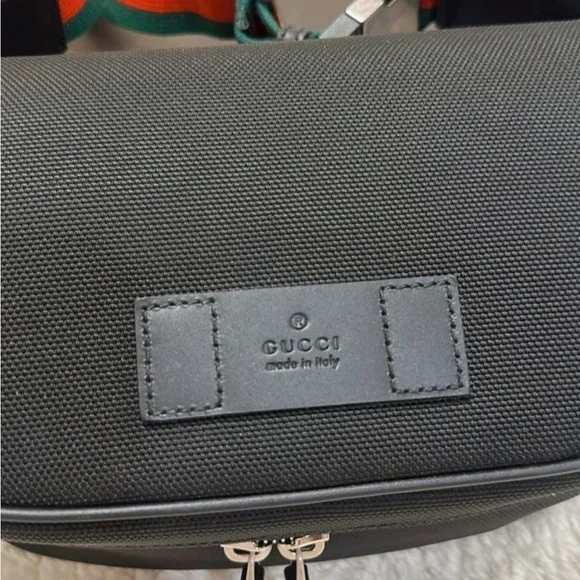 Authentic Gucci Black Techno Canvas Belt Bag✨ - Picture 8 of 15